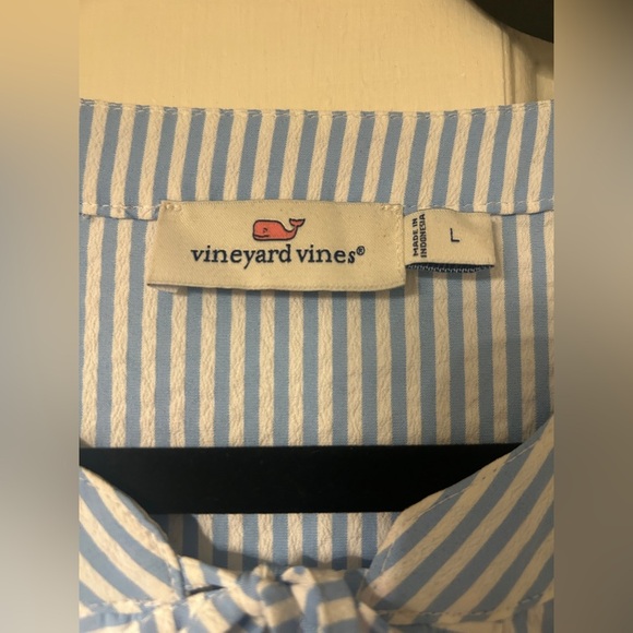 VINEYARD VINES Harbor Flutter Tunic Dress size large - Picture 3 of 5